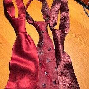 Various tie Brown/Purple